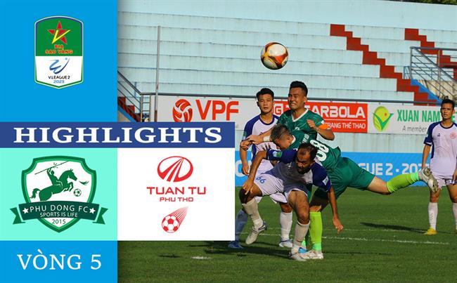 Video Phu dong vs Phu Tho (Vong 5 HNQG 2023)
