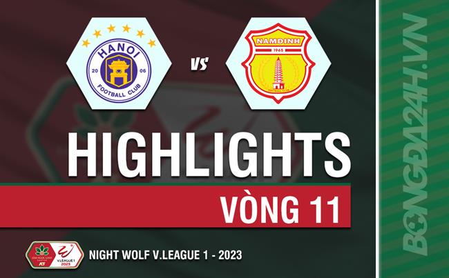 Video tổng hợp: Hà Nội 1-0 Nam Định (Vòng 11 V-League 2023)