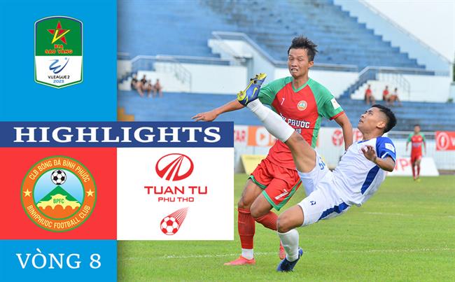 Video Binh Phuoc vs Phu Tho (Vong 8 HNQG 2023)