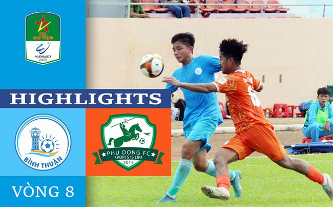 Video Binh Thuan vs Phu dong (Vong 8 HNQG 2023)