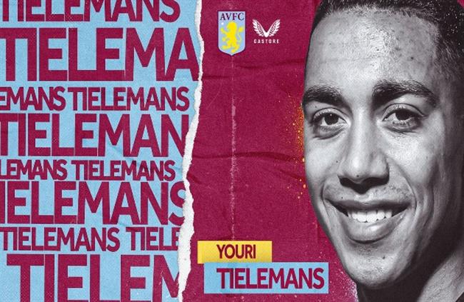 CHÍNH THỨC: Youri Tielemans cập bến Aston Villa