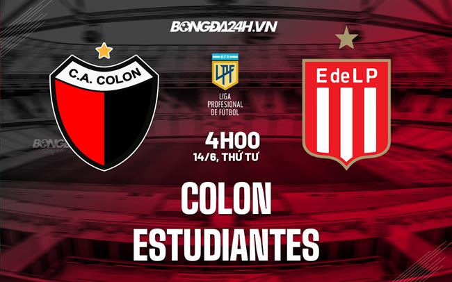 Nhận định bóng đá Colon vs Estudiantes 4h00 ngày 14/6 (VĐQG Argentina 2023)