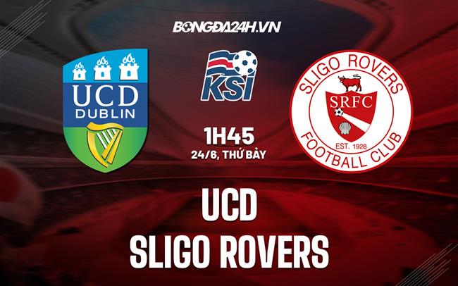 Nhận định bóng đá UCD vs Sligo Rovers 1h45 ngày 24/6 (VĐQG Ireland 2023)