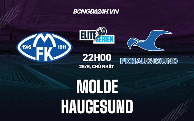 Nhận định bóng đá Molde vs Haugesund 22h00 ngày 25/6 (VĐQG Na Uy 2023)