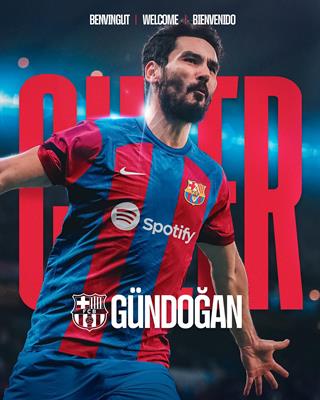 Barca chính thức công bố tân binh Ilkay Gundogan 1