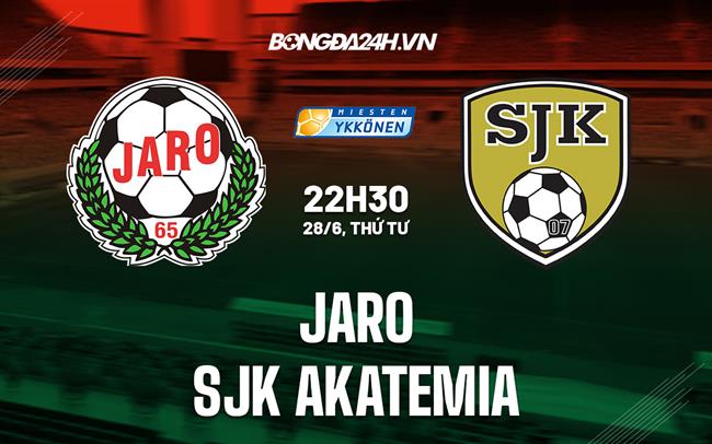 Nhận định - dự đoán Jaro vs SJK Akatemia 22h30 ngày 28/6 (Hạng 2 Phần Lan 2023)