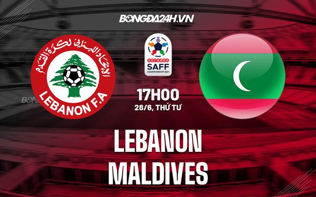 Nhận định Lebanon vs Maldives 17h00 ngày 28/6 (SAFF Championship 2023)