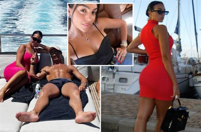 Georgina Rodriguez khoe vòng 1 căng tròn trong chiếc váy hồng