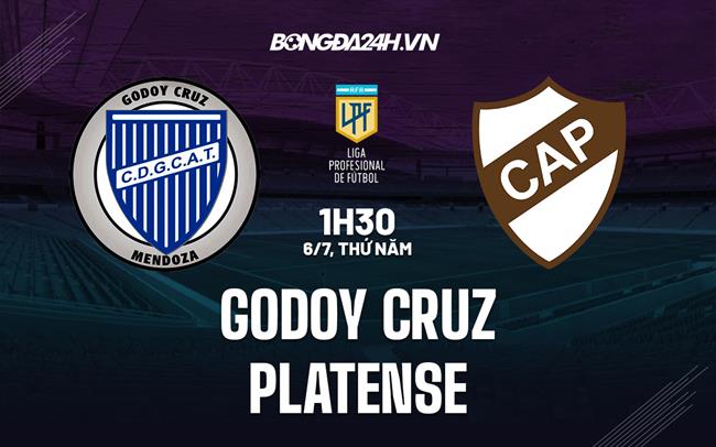 Nhận định Godoy Cruz vs Platense 1h30 ngày 6/7 (VĐQG Argentina 2023)