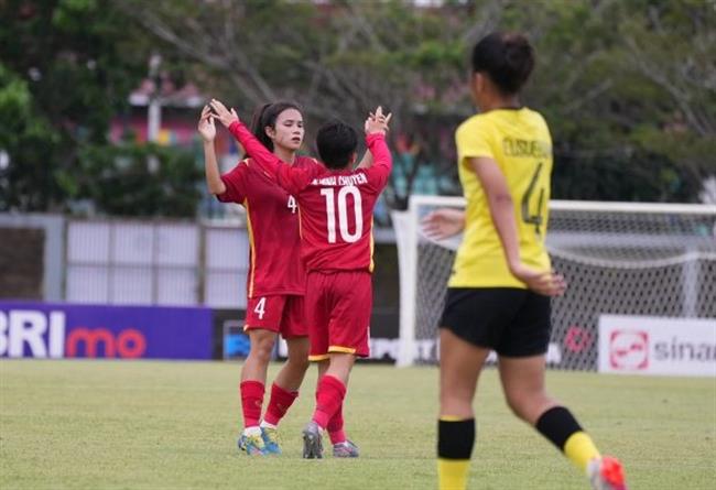 Việt Nam giành vé vào bán kết giải U19 nữ Đông Nam Á 2023