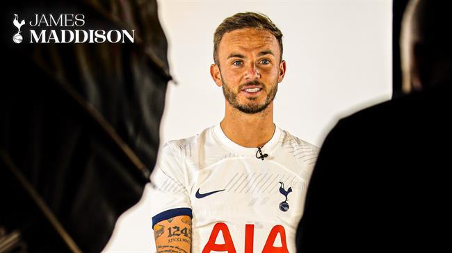 Sau gần một thập kỷ, James Maddison mới tới được Tottenham