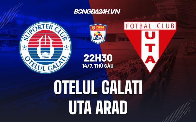 Nhận định Otelul Galati vs UTA Arad 22h30 ngày 14/7 (VĐQG Romania 2023/24)