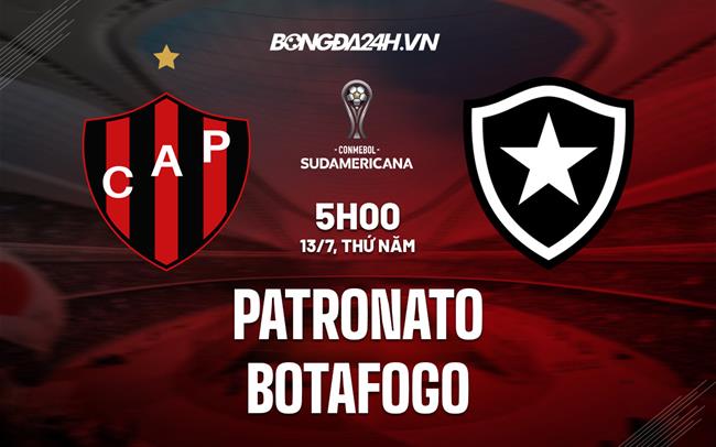 Nhận định Patronato vs Botafogo 05h00 ngày 13/7 (Copa Sudamericana 2023)