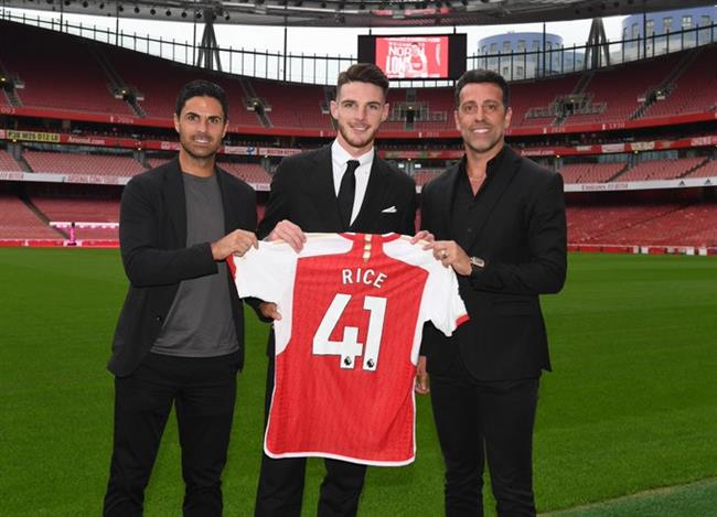 Declan Rice chinh thuc gia nhap Arsenal