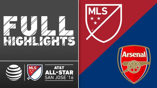 Video MLS All-Stars - Arsenal (Giao huu 2023)
