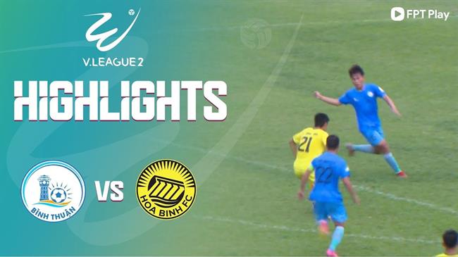 Video Binh Thuan vs Hoa Binh (Vong 12 HNQG 2023)