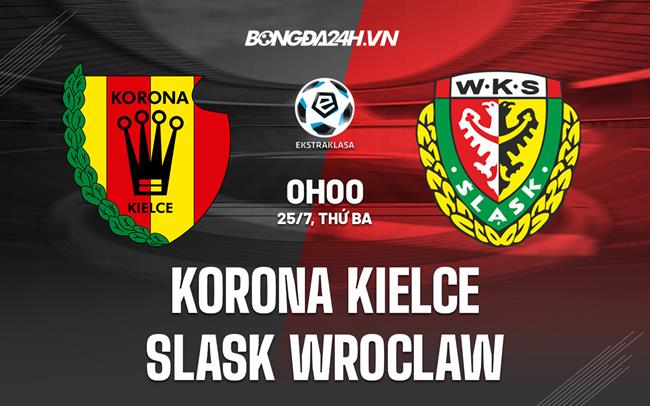 Nhận định Korona Kielce vs Slask Wroclaw 0h00 ngày 25/7 (VĐQG Ba Lan 2023)