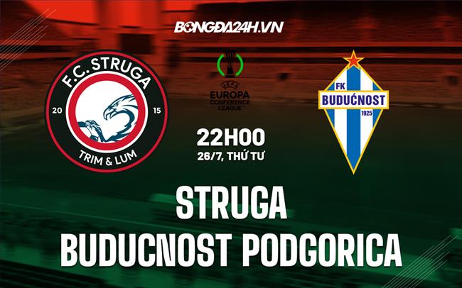 Nhận định Struga vs Buducnost 22h00 ngày 26/7 (Conference League 2023/24)