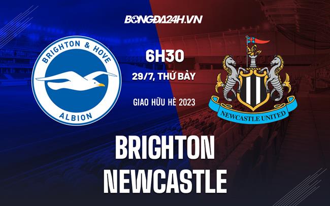 Nhận định bóng đá Brighton vs Newcastle 6h30 ngày 29/7 (Giao hữu hè 2023)