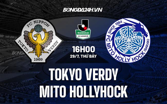 Nhận định Tokyo Verdy vs Mito Hollyhock 16h00 ngày 29/7 (Hạng 2 Nhật Bản 2023)