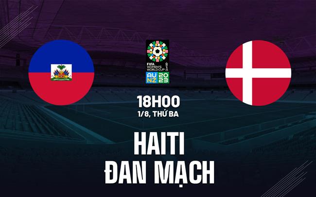 Trực tiếp World Cup Nữ Haiti vs Đan Mạch link xem 1/8/2023