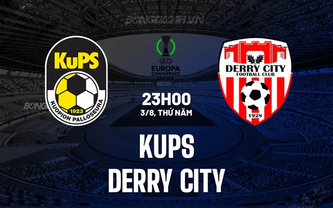 Nhận định KuPS vs Derry City  23h00 ngày 3/8 (Conference League 2023/24)