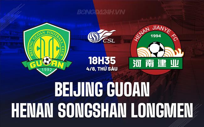 Nhận định bóng đá Beijing Guoan vs Henan Songshan Longmen