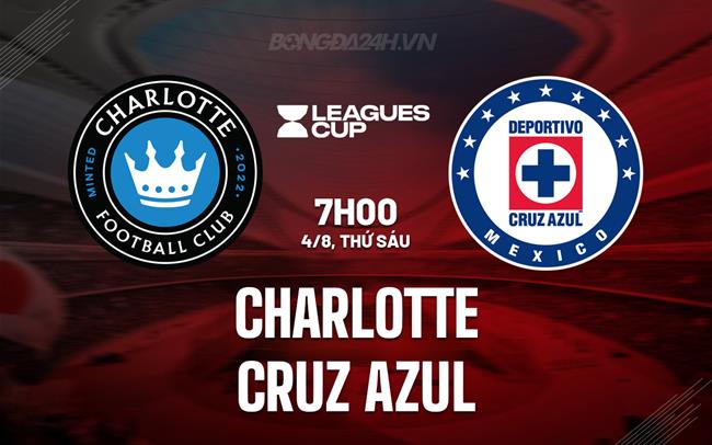 Nhận định Charlotte vs Cruz Azul 7h30 ngày 4/8 (Concacaf Leagues Cup)