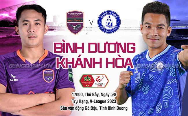 Nhận định Bình Dương vs Khánh Hòa (17h00 ngày 5/8): Thách thức với chủ nhà