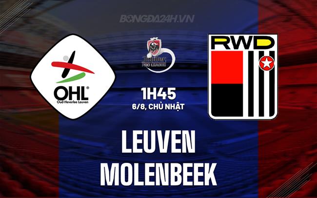 Nhận định bóng đá Leuven vs Molenbeek 1h45 ngày 6/8 (VĐQG Bỉ 2023/24)