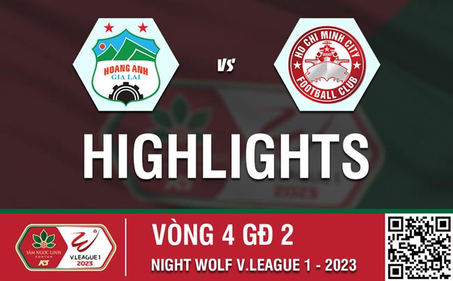 Video HAGL vs TPHCM (Vong 4 nhom B V-League 2023)