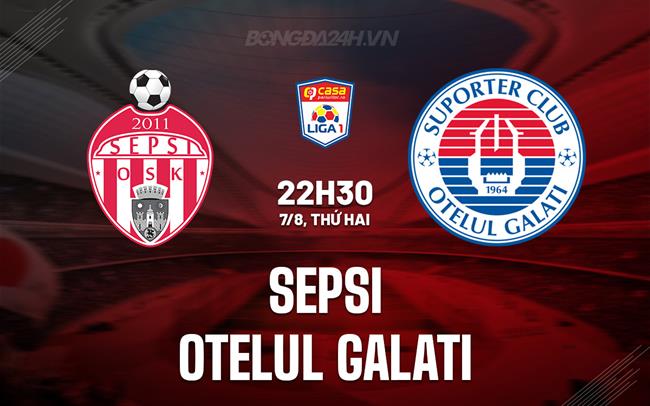 Nhận định bóng đá Sepsi vs Otelul 22h30 ngày 7/8 (VĐQG Romania 2023/24)