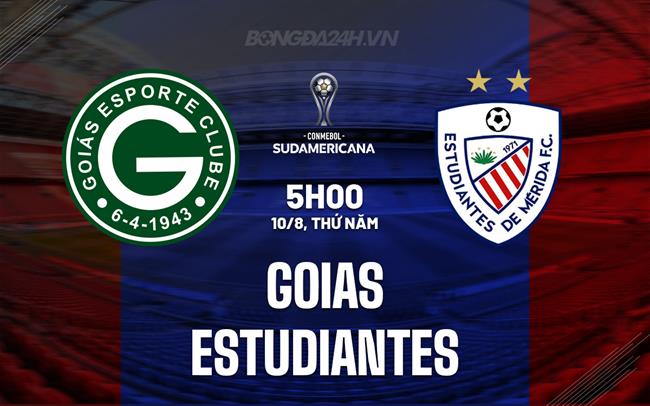 Nhận định Goias vs Estudiantes 5h00 ngày 10/8 (Copa Sudamericana 2023)
