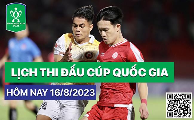 Lich thi dau Cup quoc gia 2023 hom nay 16/8