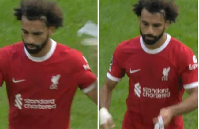 Mo Salah cheats when he is substituted