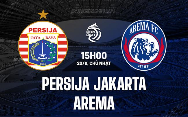Nhận định Persija Jakarta vs Arema 15h00 ngày 20/8 (VĐQG Indonesia 2023/24)