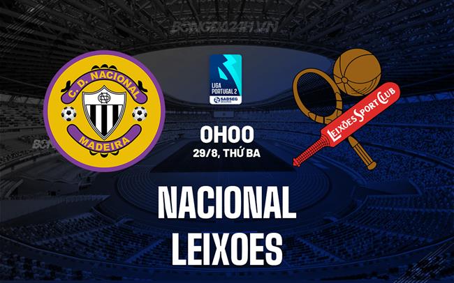 Nhận định Nacional vs Leixoes 0h00 ngày 29/8 (Hạng 2 Bồ Đào Nha 2023/24)