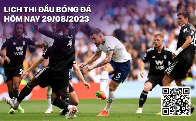 Lịch thi đấu bóng đá hôm nay 29/8/2023 Lich thi dau bong da hom nay 29/8/2023