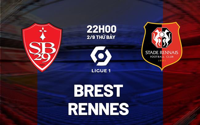 Nhận định bóng đá Brest vs Rennes 22h00 ngày 2/9 (Ligue 1 2023/24)