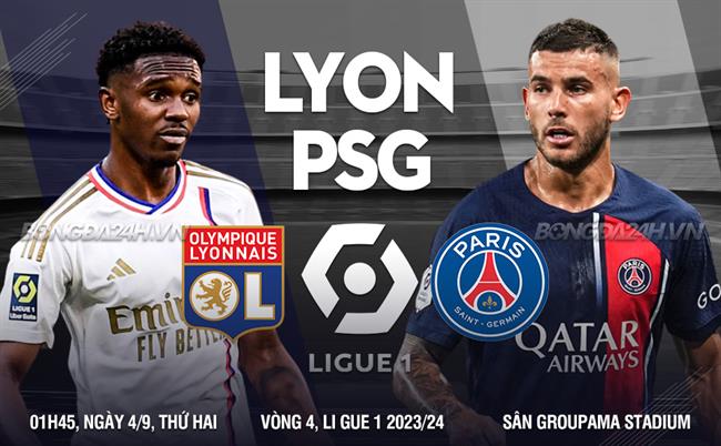 Nhận định Lyon vs PSG (01h45 ngày 4/9): Không dễ cho nhà ĐKVĐ