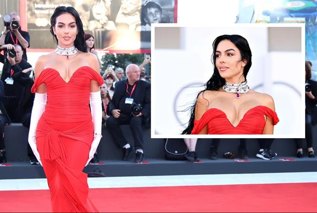 Georgina Rodriguez nổi bật tại Liên hoan phim Venice