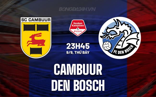 Nh n nh b ng Cambuur vs Den Bosch H ng 2 H Lan h m nay