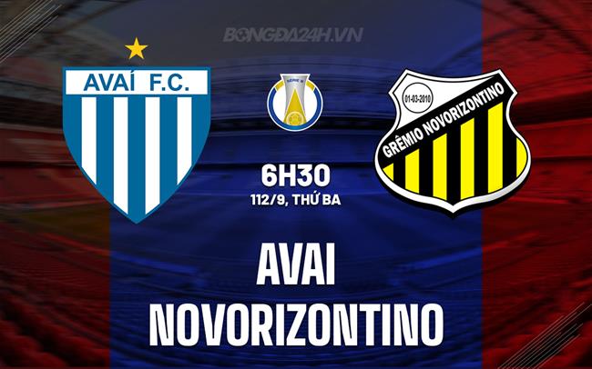 Nhận định - dự đoán Avai vs Novorizontino 6h30 ngày 12/9 (Hạng 2 Brazil 2023)