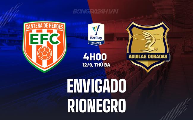 Nhận định - dự đoán Envigado vs Rionegro 4h00 ngày 12/9 (VĐQG Colombia 2023)
