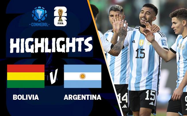 Video K T Qu Bolivia Vs Argentina V Ng Lo I World Cup H M Nay