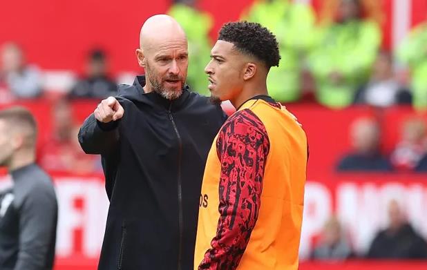 Jadon Sancho co mau thuan voi HLV Ten Hag