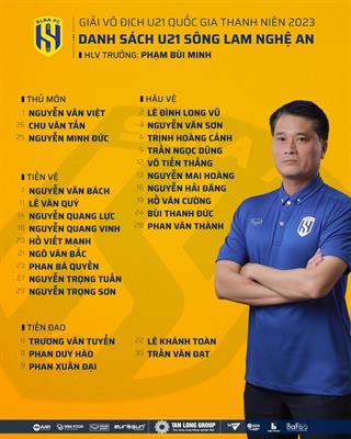 Hồ Văn Cường khoác áo U21 SLNA trước tin đồn gia nhập CA Hà Nội 1