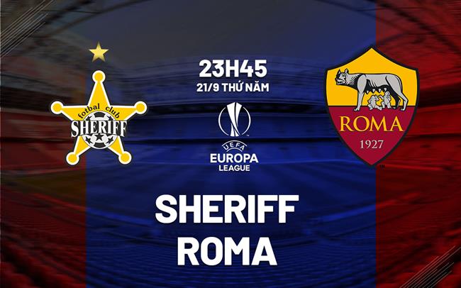 nhan dinh bong da soi keo Sheriff vs Roma cup c2 chau au europa league hom nay