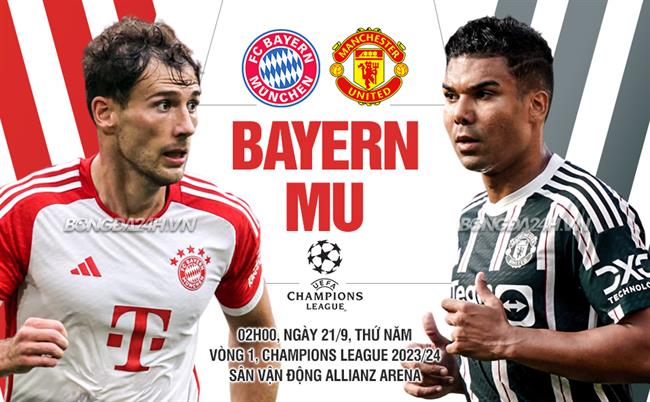 truc tiep bong da Bayern Munich vs MU cup c1 chau au champions leageu hom nay