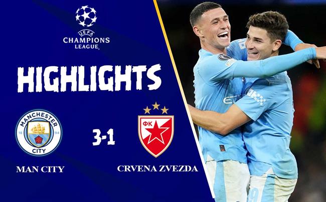 Video Man City vs Crvena Zvezda cup C1 2023/2024